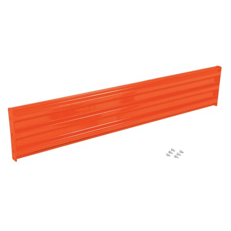 Vestil BOLT-ON STYLE GUARD RAIL 7 FT ORANGE GR-F3R-BO-7-OR